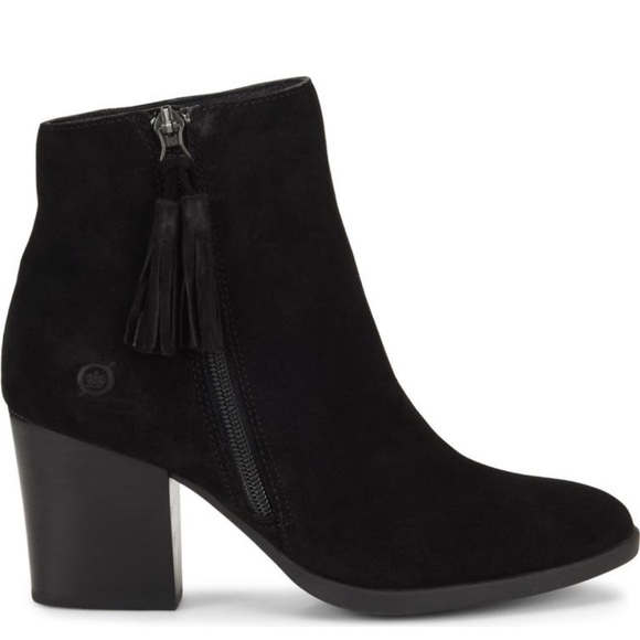 New Born Ervine Bootie size 10 BLACK SUEDE new in box - Picture 1 of 7